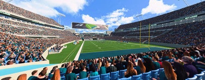 Seat view from Field End Zone