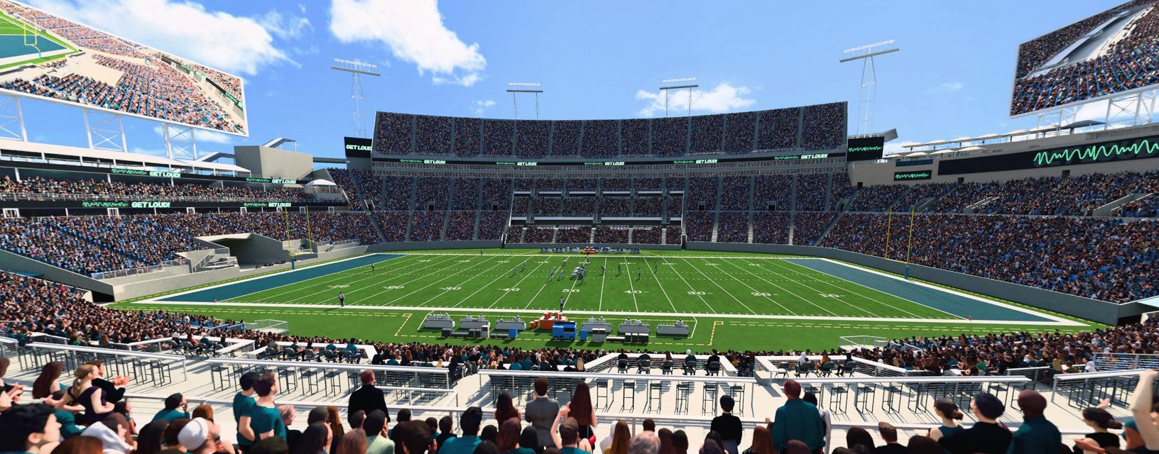 Seat view from US Assure Club