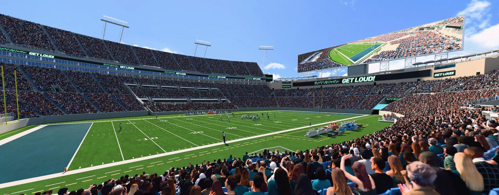 Seat view from Field Sideline