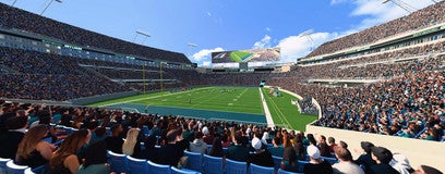 Seat view from Field End Zone