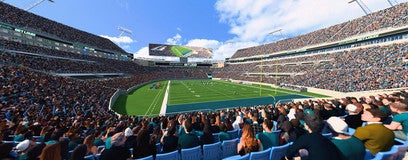 Seat view from Field End Zone