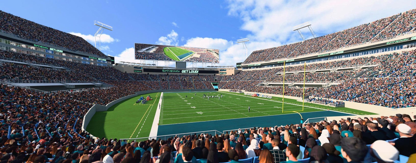 Seat view from Field End Zone