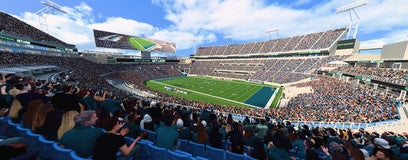 Seat view from Middle Sideline