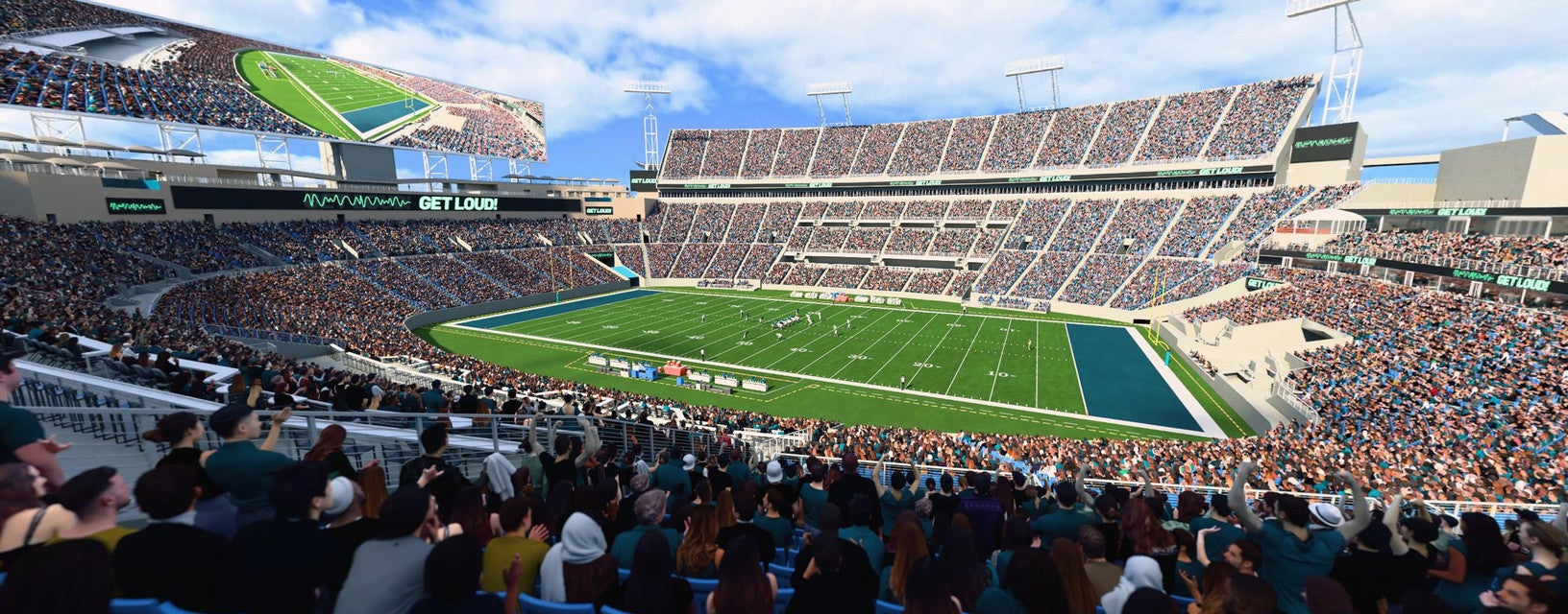 Seat view from Middle Sideline