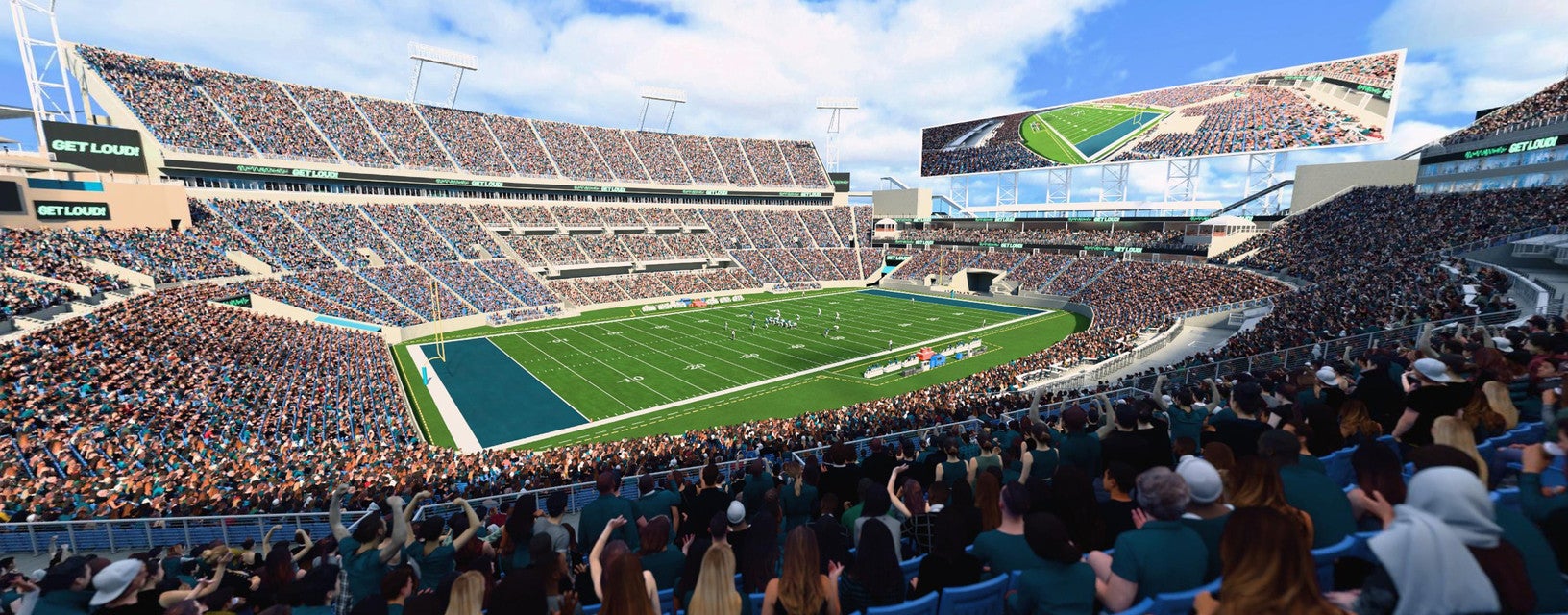 Seat view from Middle Sideline