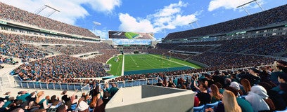 Seat view from Middle End Zone