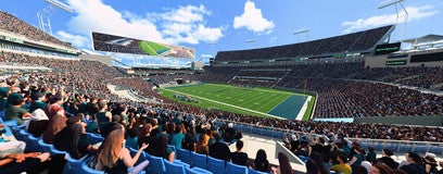 Seat view from Middle Sideline