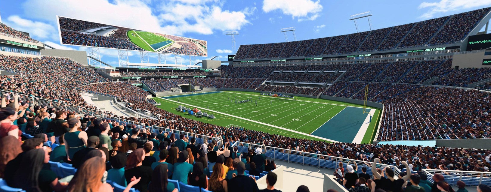 Seat view from Middle Sideline