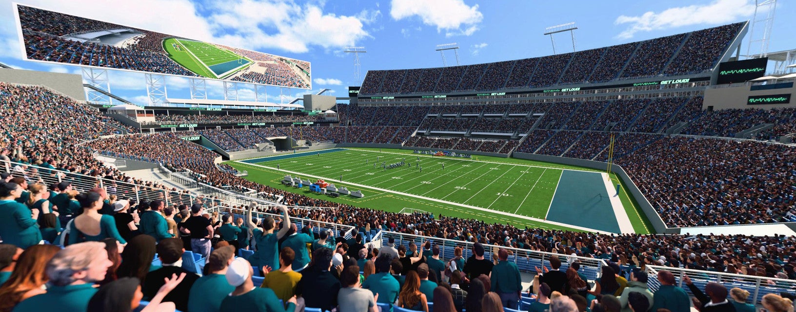 Seat view from Middle Sideline