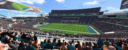 Seat view from Middle End Zone