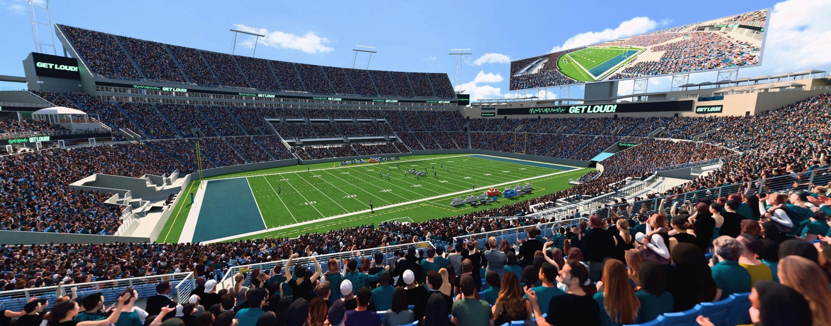 Seat view from Middle Sideline