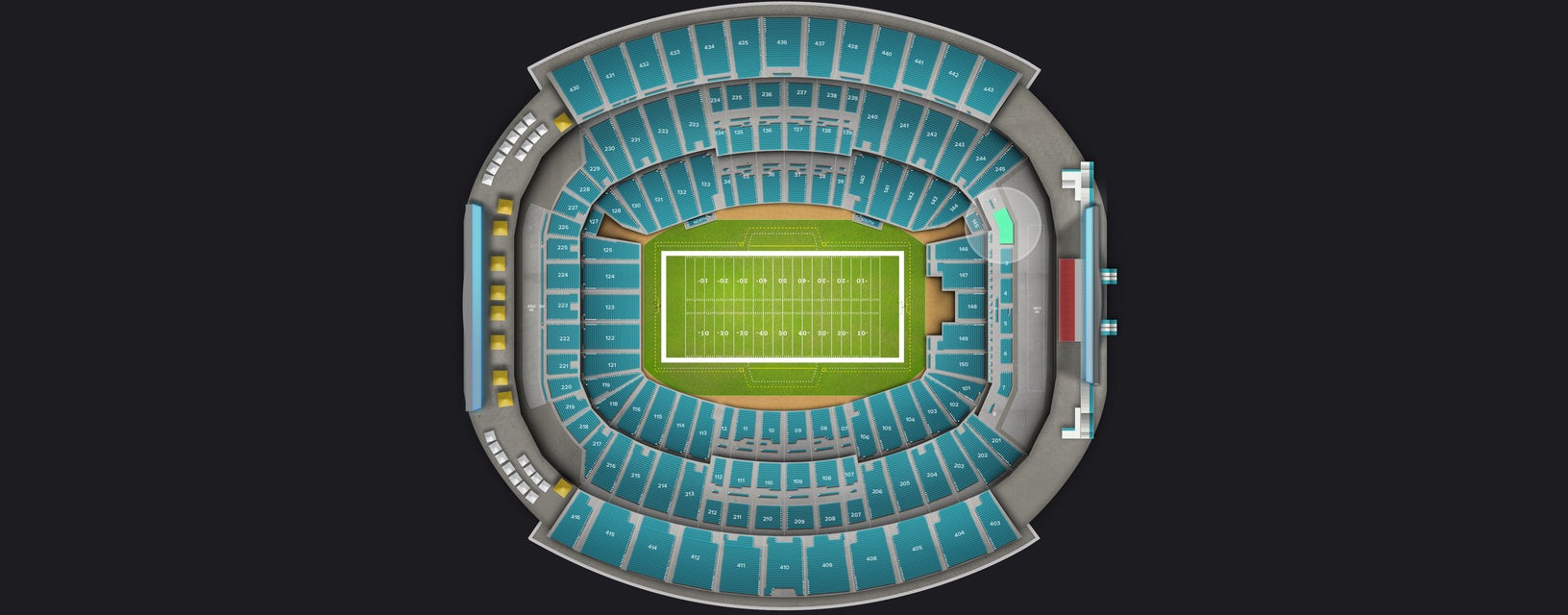 Seat view from Bud Zone Tables
