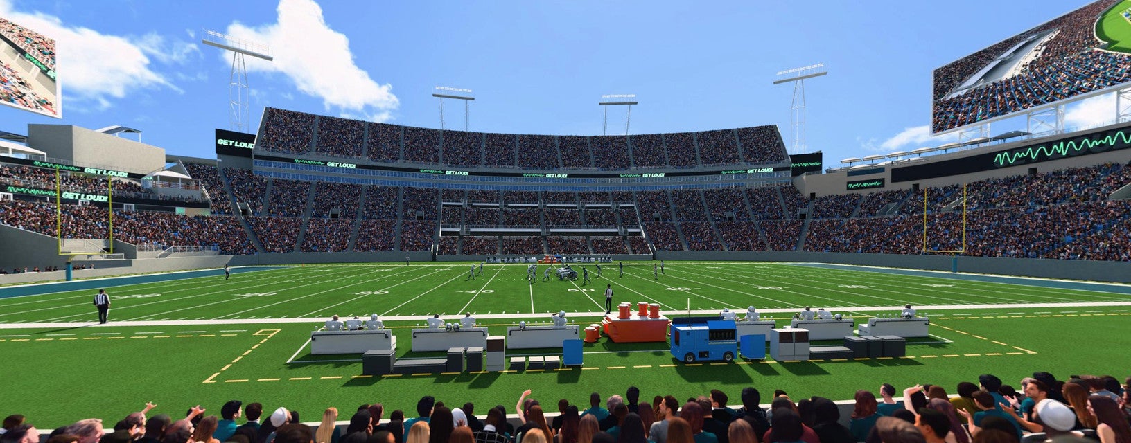 Seat view from Sideline