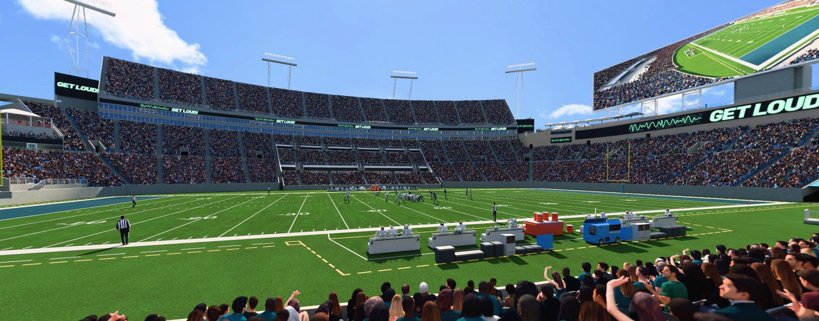 Seat view from Sideline
