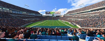 Seat view from Bud Zone Tables