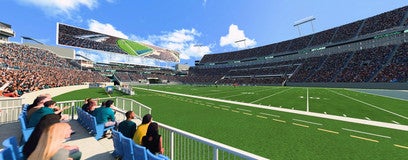 Seat view from Field