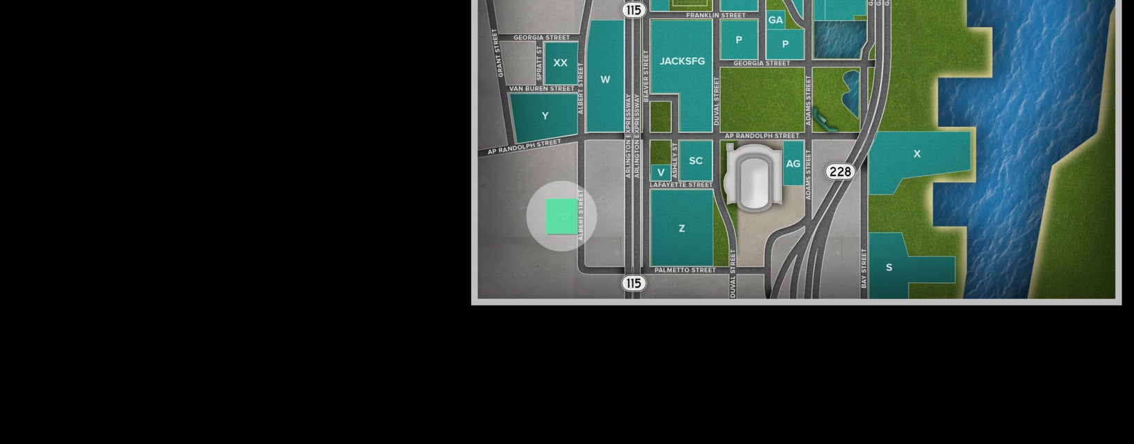 Seat view from Lot