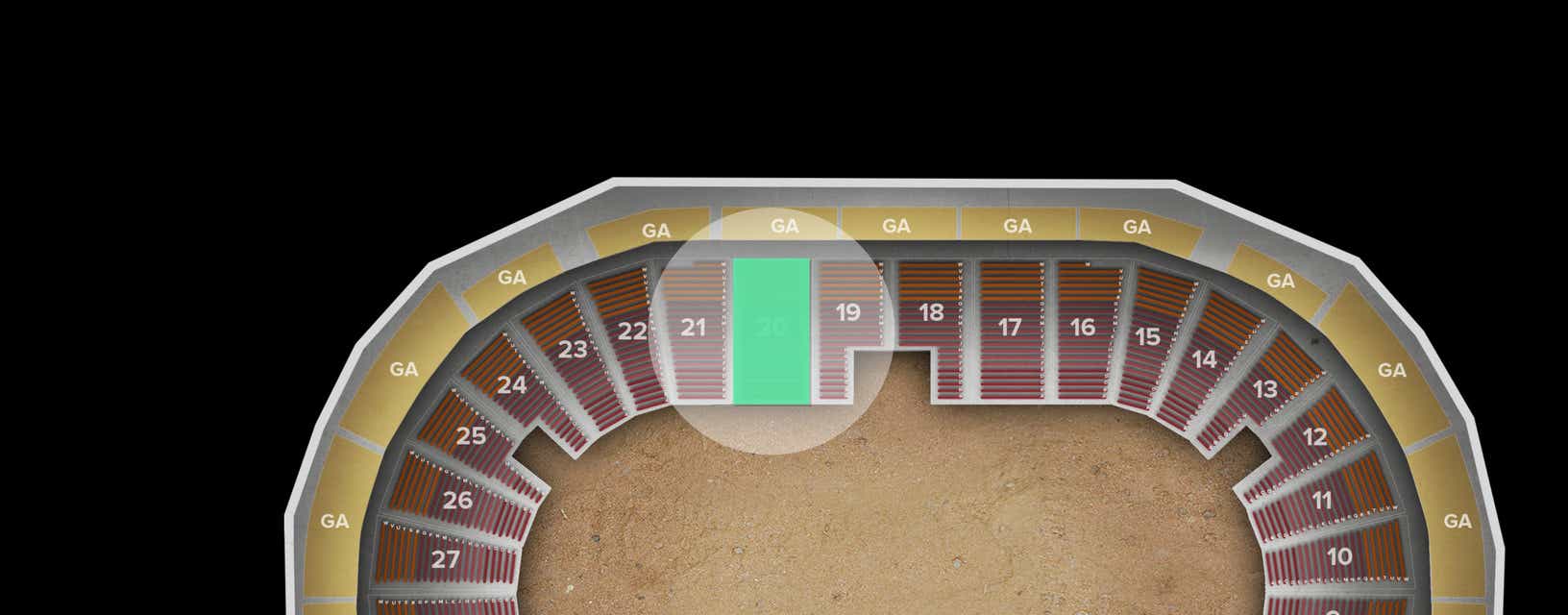 Seat view from Lower
