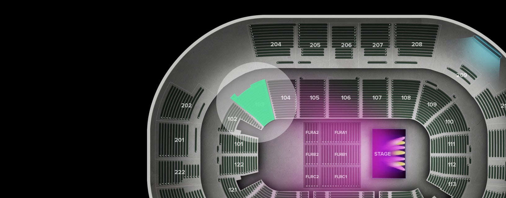 Seat view from Lower