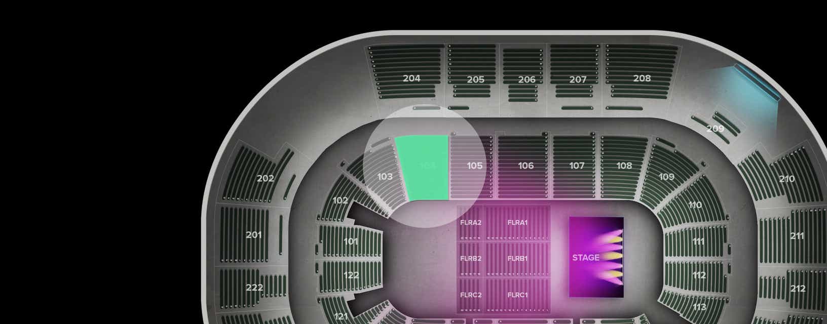 Seat view from Lower