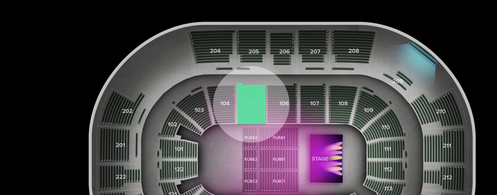 Seat view from Lower