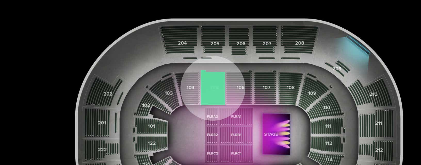 Seat view from Lower