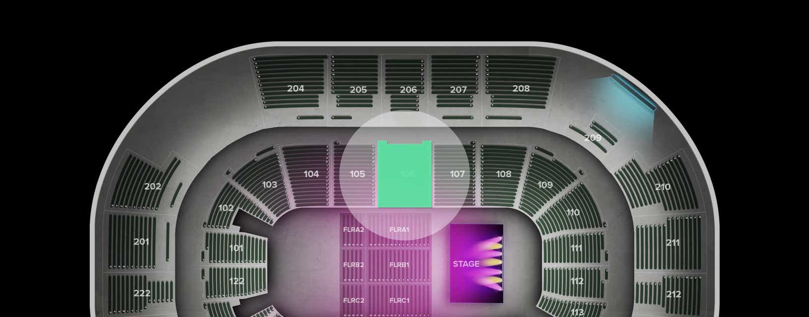 Seat view from Lower