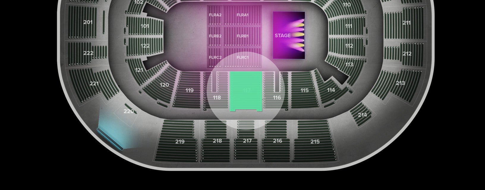 Seat view from Lower