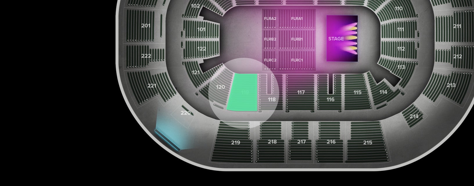Seat view from Lower