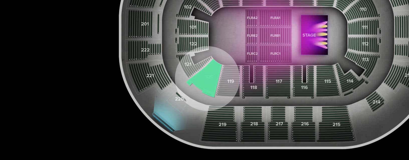 Seat view from Lower