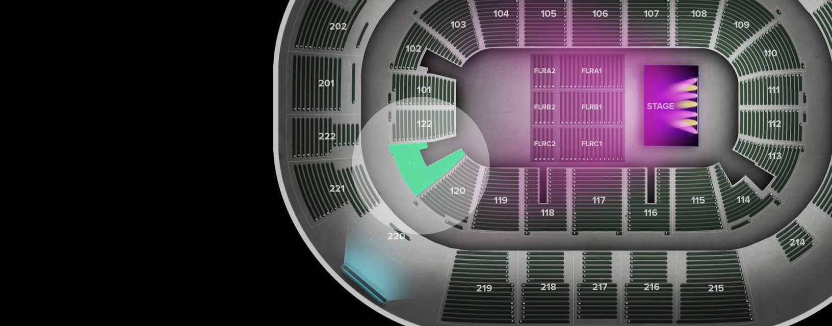 Seat view from Lower