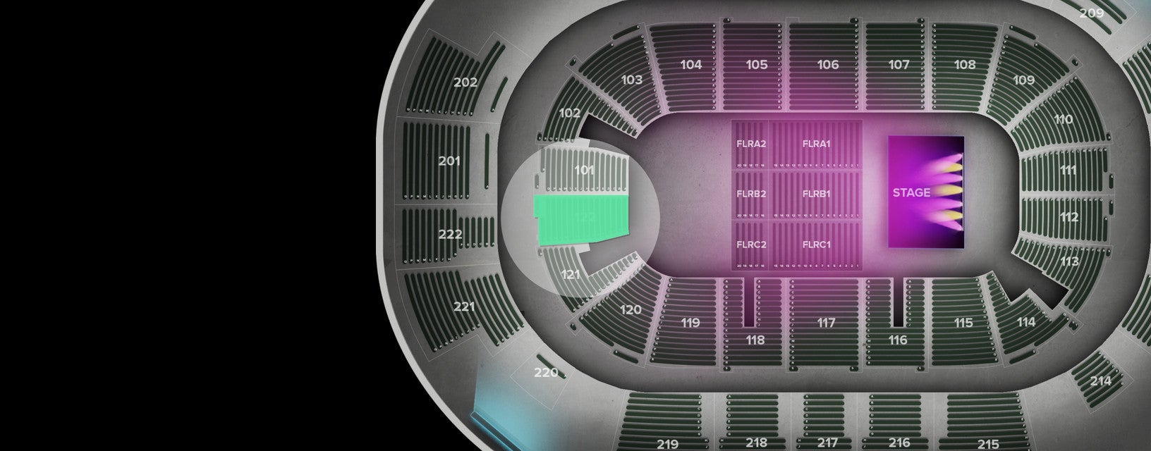 Seat view from Lower