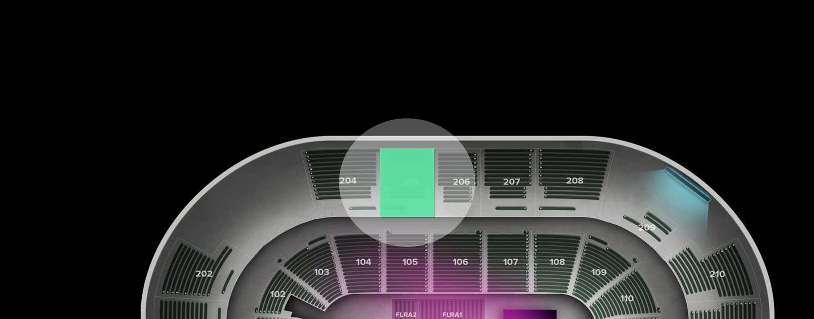 Seat view from Upper