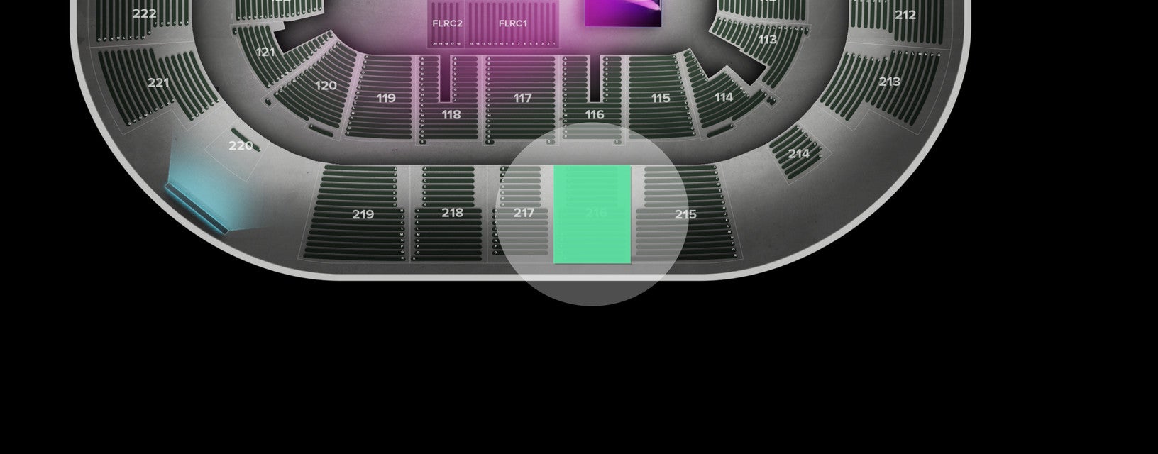 Seat view from Upper