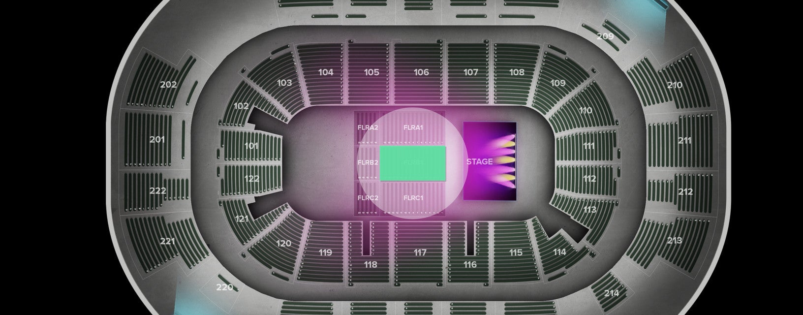 Seat view from Floor