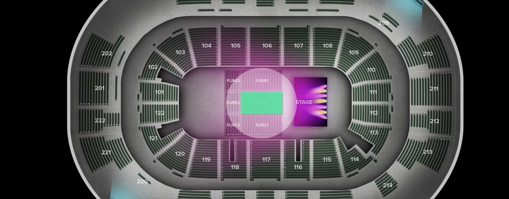 Seat view from Floor