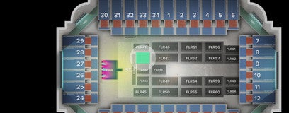 Seat view from Floor