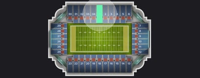 Seat view from Section