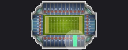 Seat view from Section