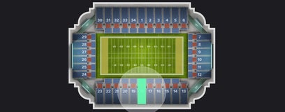 Seat view from Section