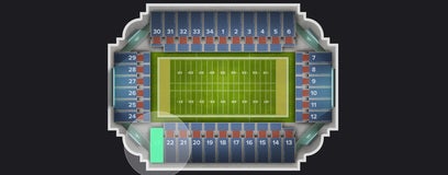 Seat view from Section
