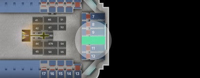 Seat view from Section