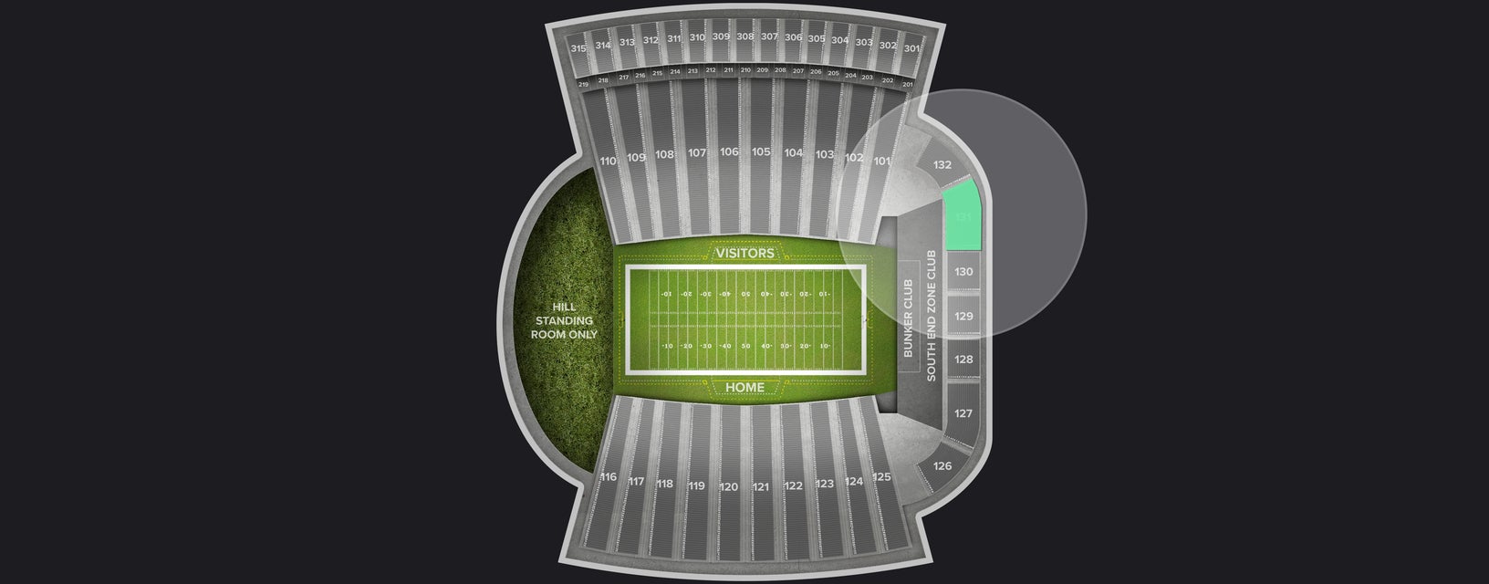 Seat view from Lower