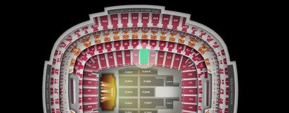 Seat view from Lower Midfield