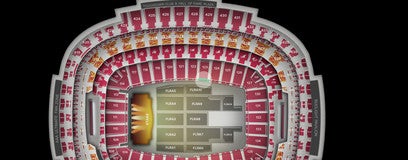 Seat view from Dream Seats