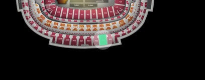 Seat view from Upper Sideline