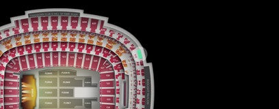 Seat view from Standing Room Only