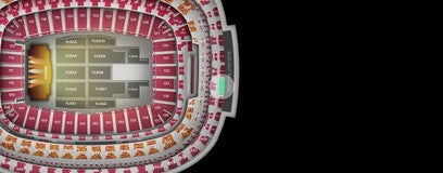 Seat view from Standing Room Only