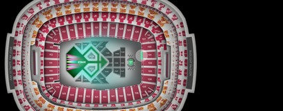 Seat view from Dream Seats