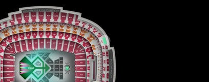 Seat view from Standing Room Only